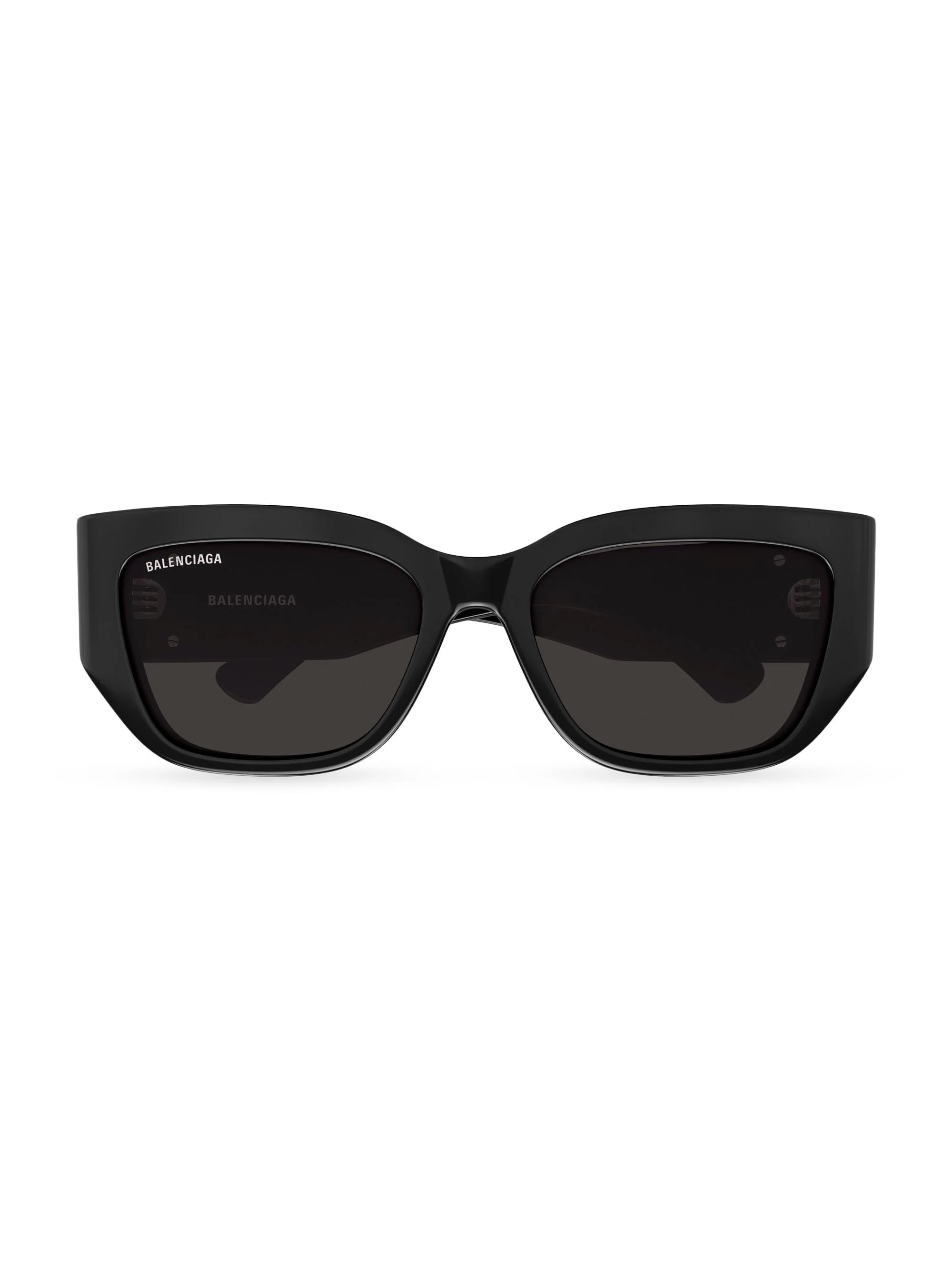Women's Bossy 56MM Cat-Eye Sunglasses - Dark Grey Black - 1