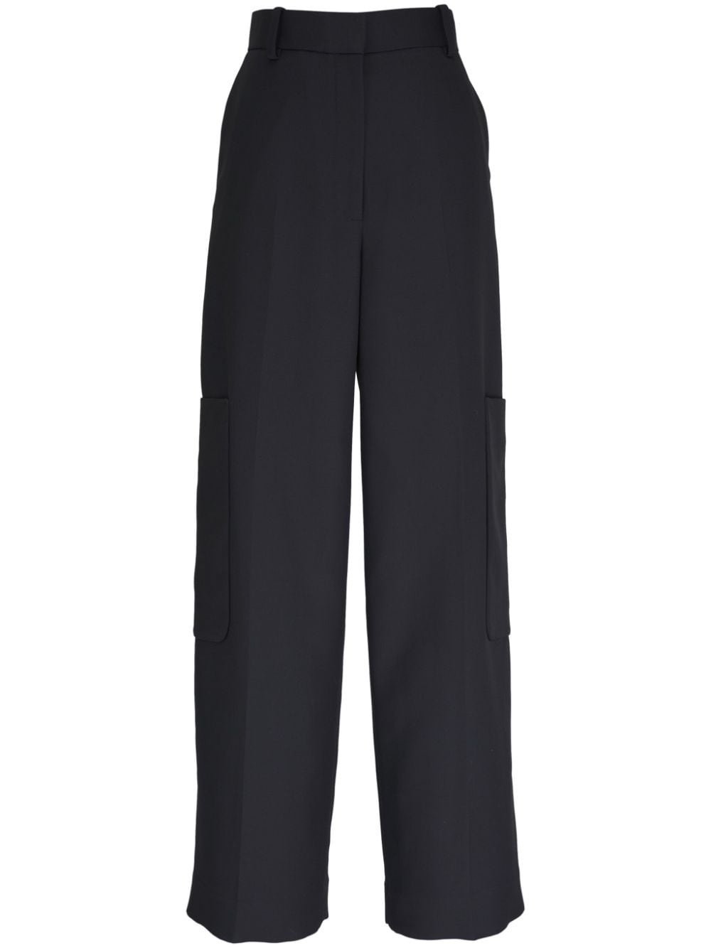 straight-leg cargo trousers - 1