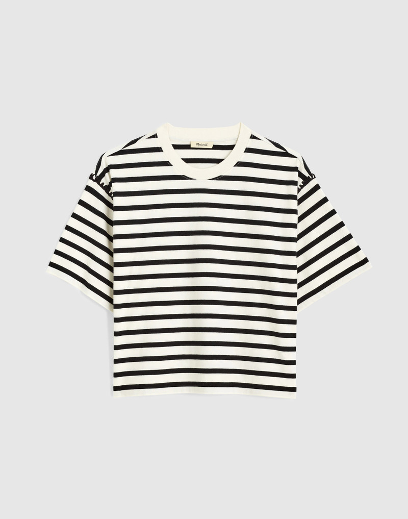 The Boxy Crop Tee in Allday Jersey 1