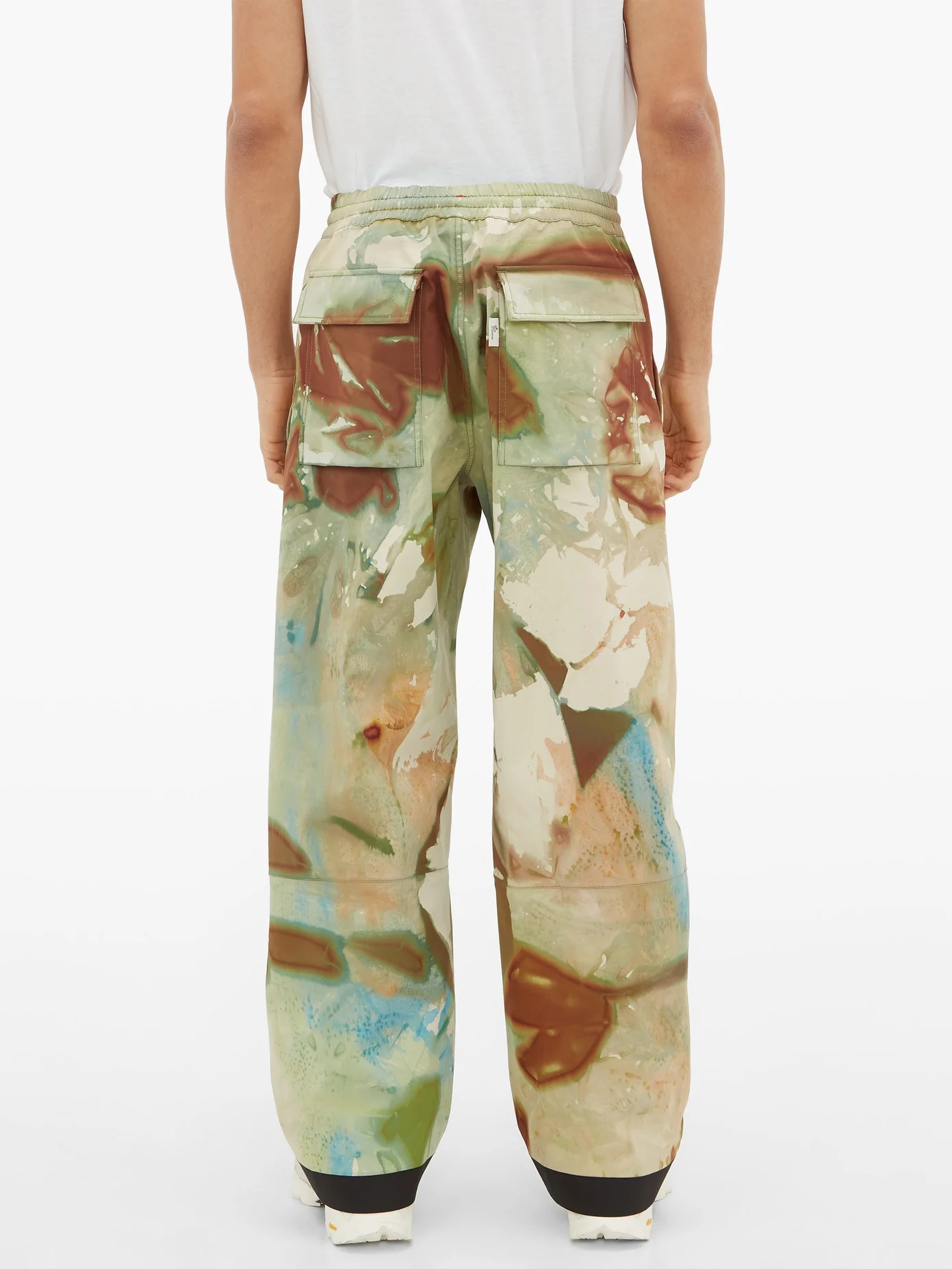 Tie-dye print ski trousers - 5