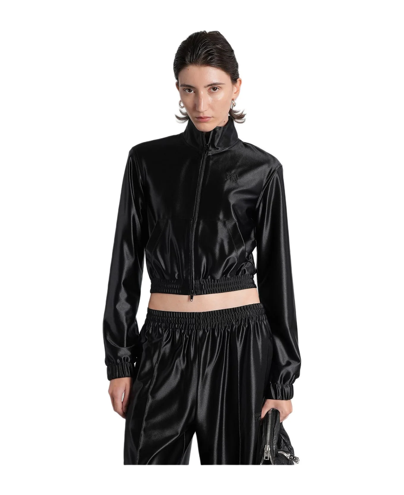 Sweatshirt In Black Polyester - 1