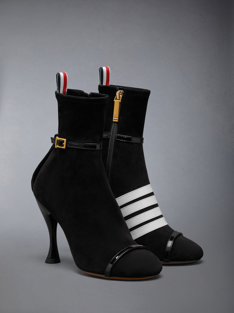 Thom Browne SOFT SUEDE TROMPE L'OEIL 4-BAR ANKLE BOOT 105MM outlook