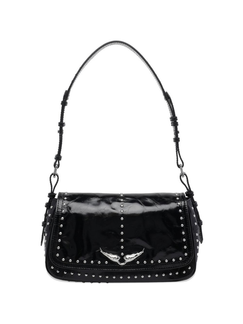 studs removable-strap shoulder bag 1