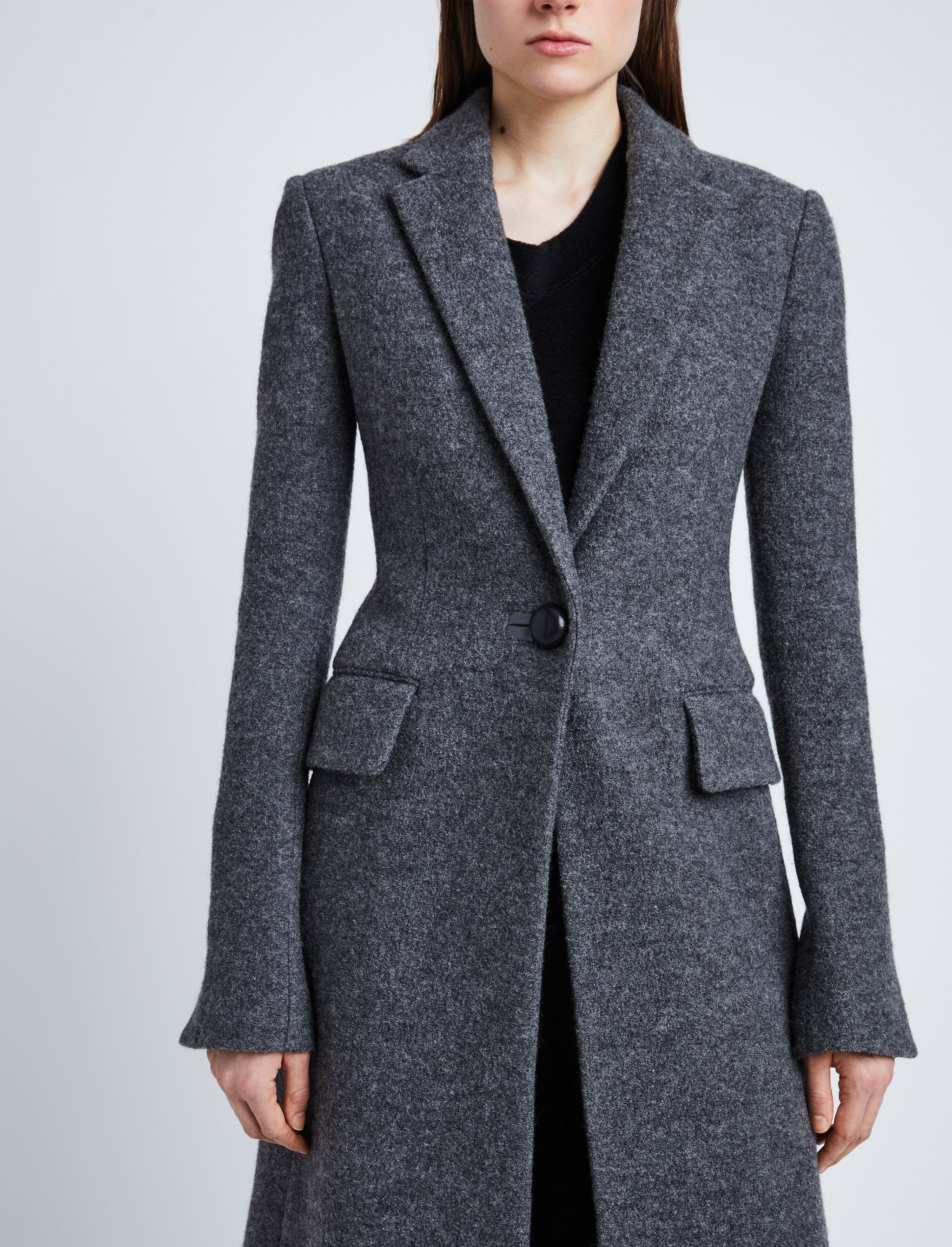Wool Jersey Coat - 5