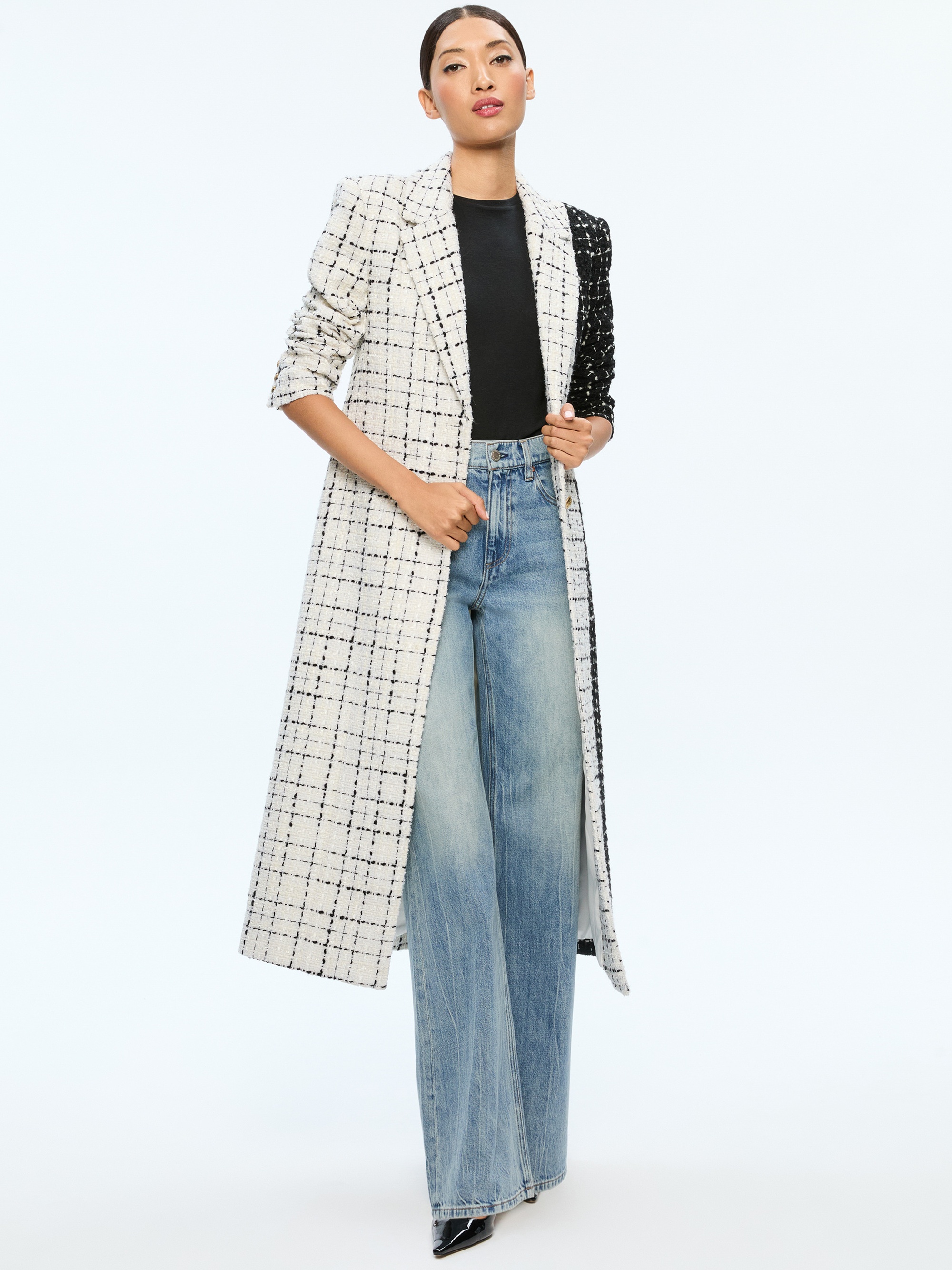 BRET STRONG SHOULDER FITTED BLAZER - 5