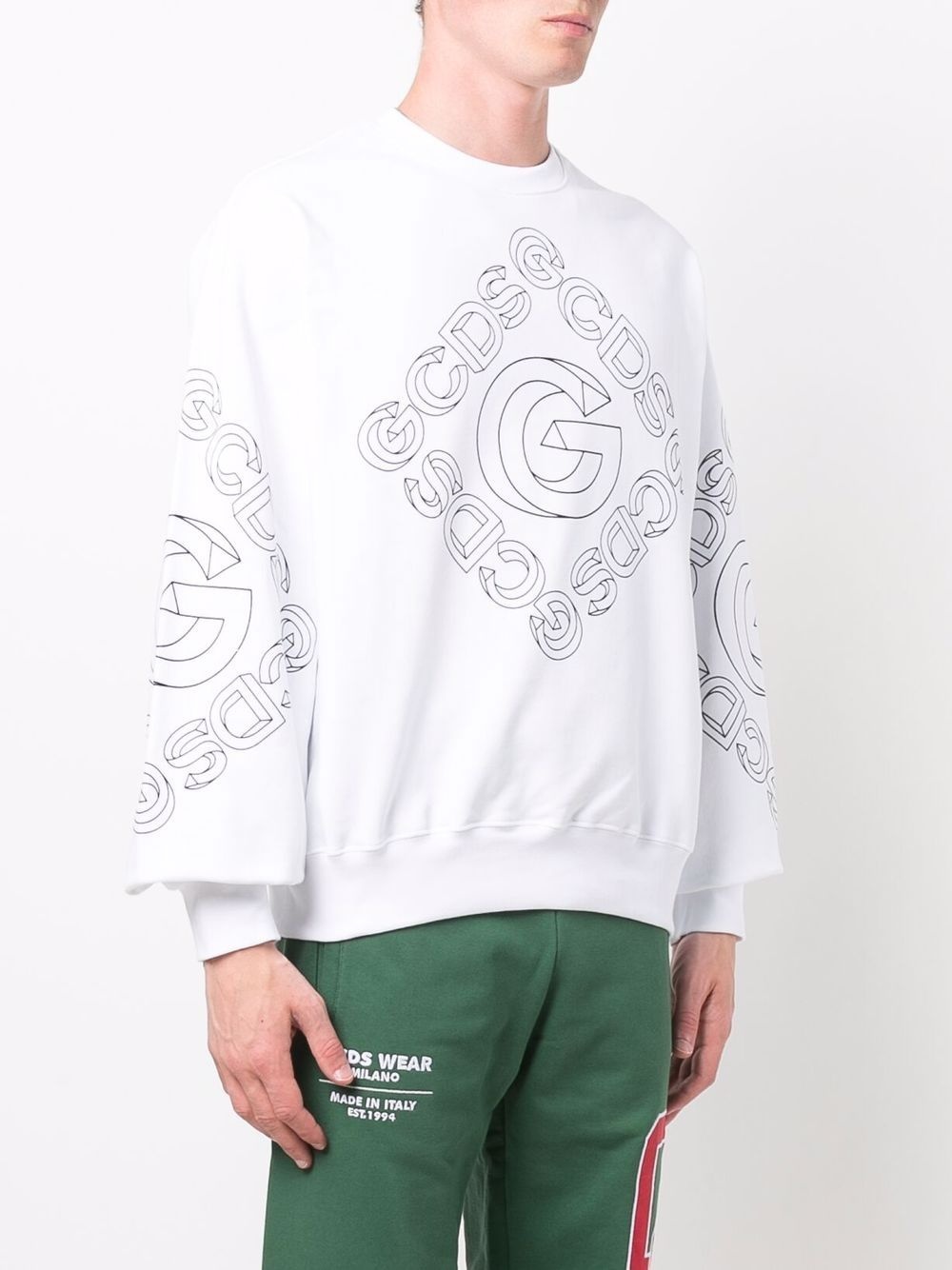 logo-print sweatshirt - 3