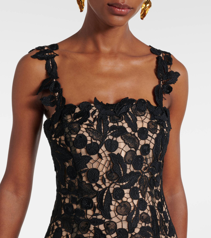 Lace guipure cocktail dress 4