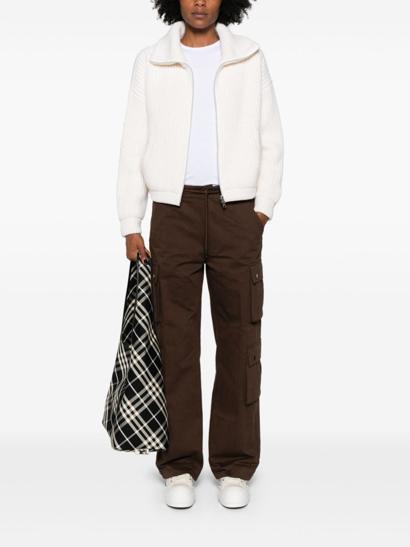 Herno wool zipped cardigan outlook