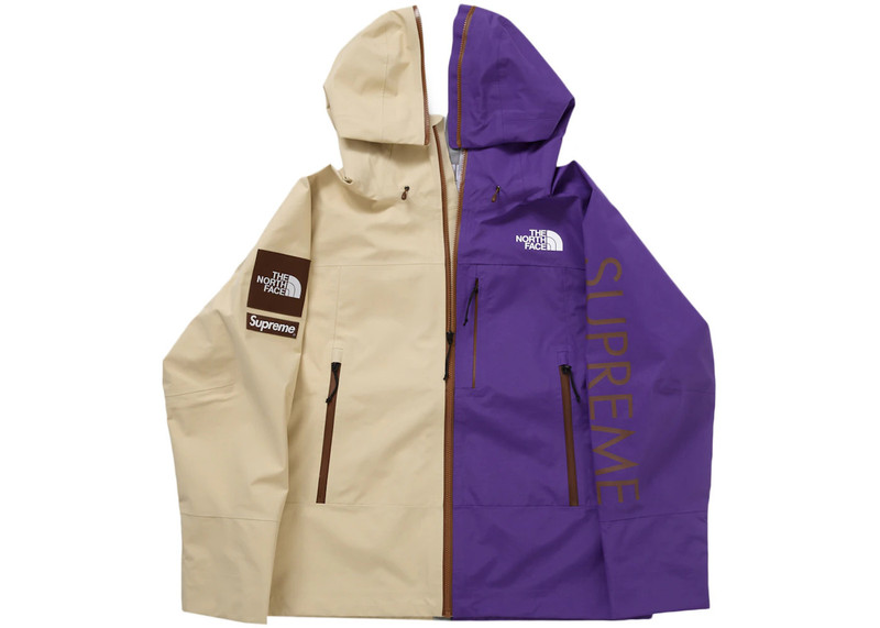 Supreme Supreme The North Face Split Taped Seam Shell Jacket White outlook