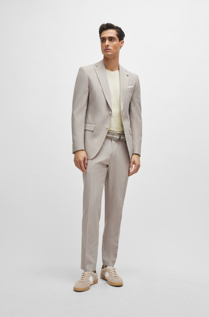 BOSS T-SHIRT WITH BUBBLE-JACQUARD STRUCTURE outlook