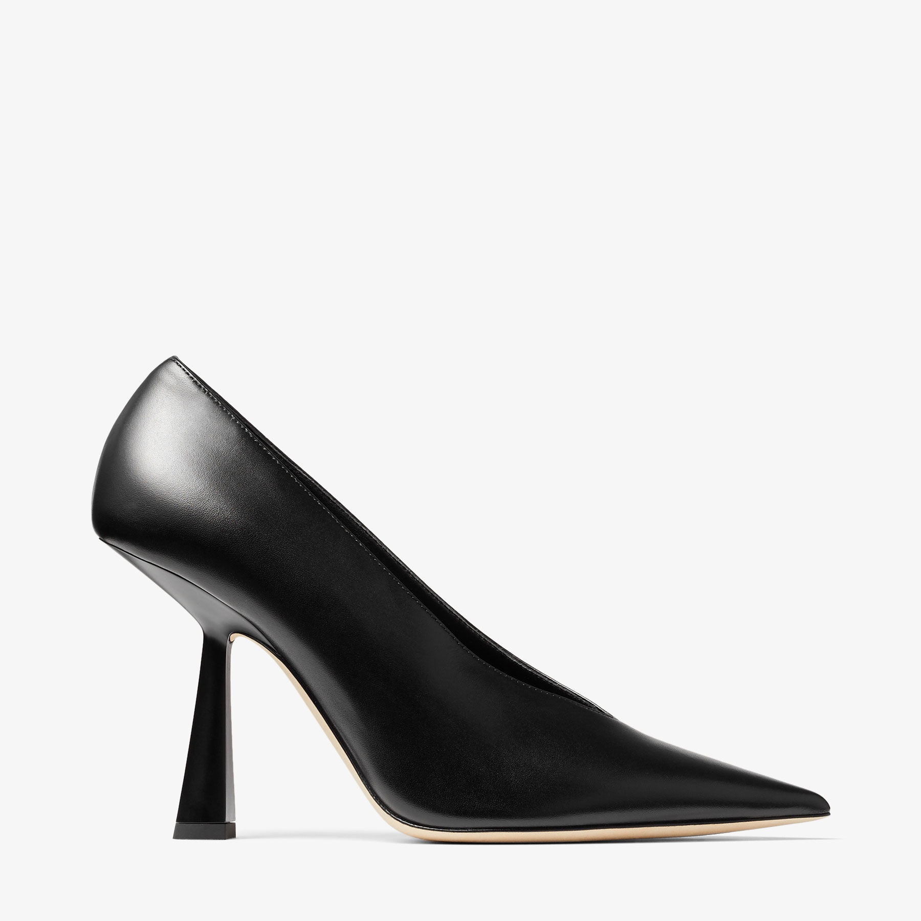 Maryanne 100
Black Calf Leather Pointed-Toe Pumps - 1