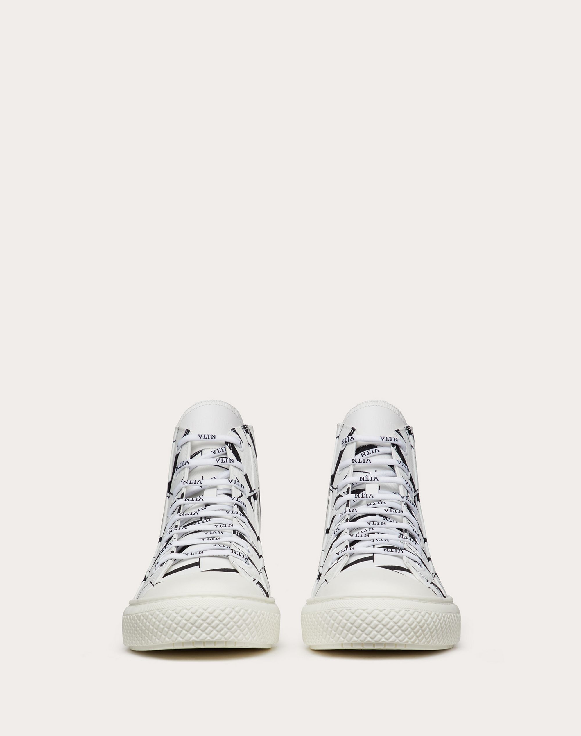 VLTN TIMES Giggies high-top fabric sneaker - 4