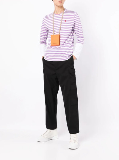 Comme des Garçons PLAY long-sleeve striped T-shirt outlook