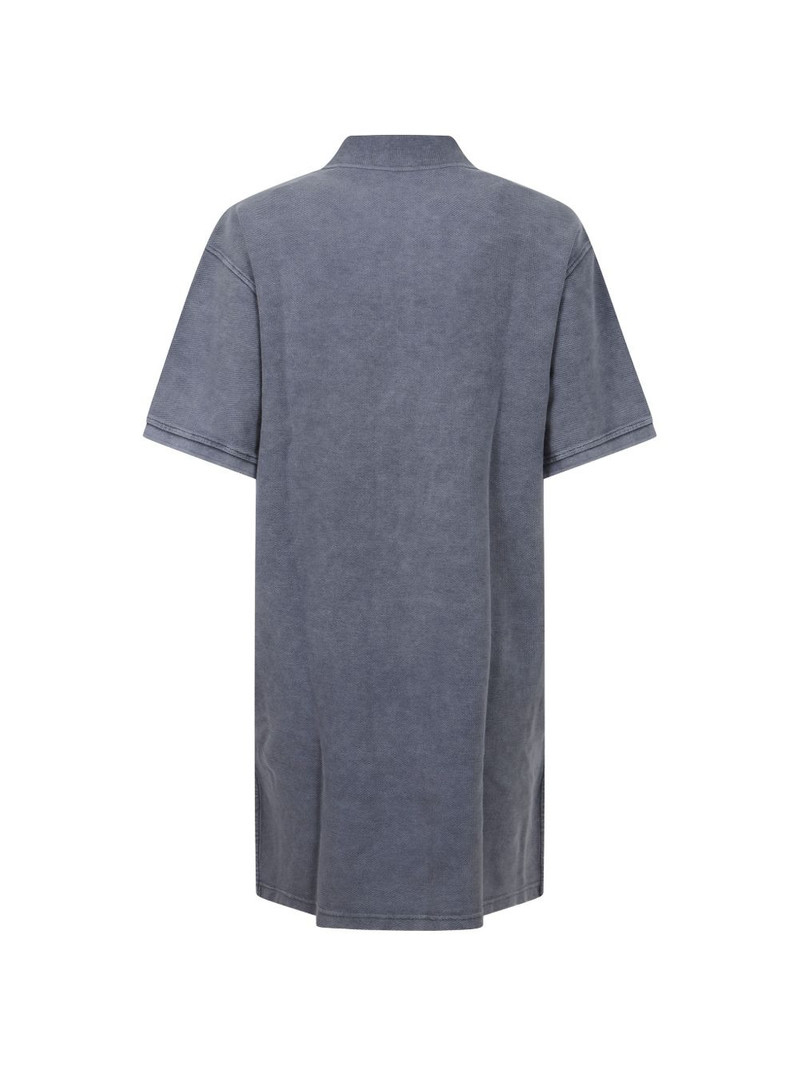 Alexander Wang logo-embroidered piqué mini dress outlook