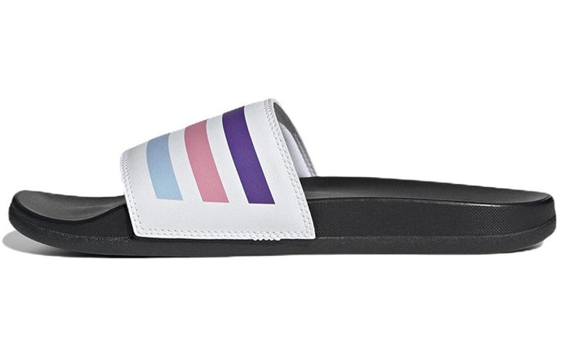 adidas adidas Adilette Comfort Sandals 'White Purple Pink' GZ4690 outlook