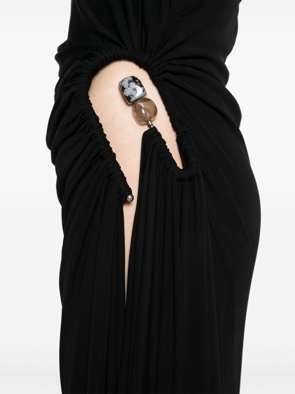 Helix side-slit maxi dress - 5