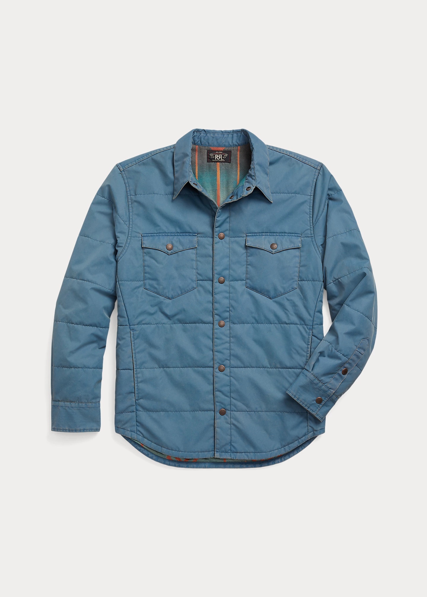 Quilted Twill Western Overshirt - 1