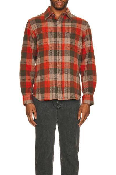 Schott Plaid Cotton Flannel Shirt outlook