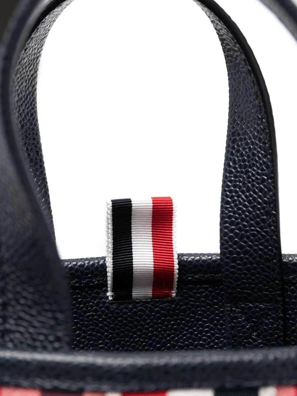 mini RWB-stripe tote bag - 4