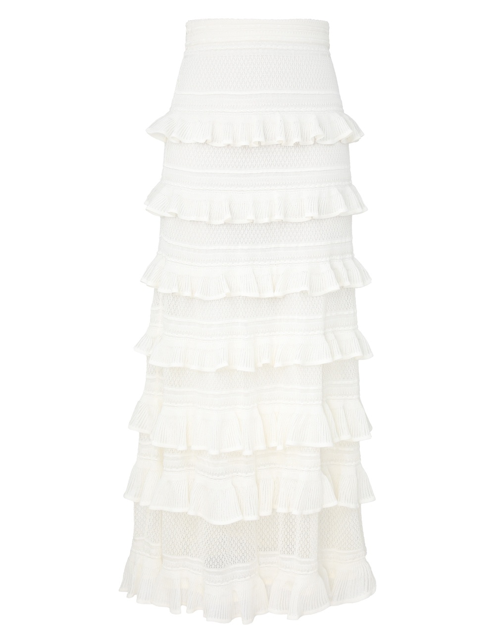 ★PALE JADE★ Lace Frill Skirt Zimmermann ILLUMINATE LACE FRILL SKIRT | REVERSIBLE