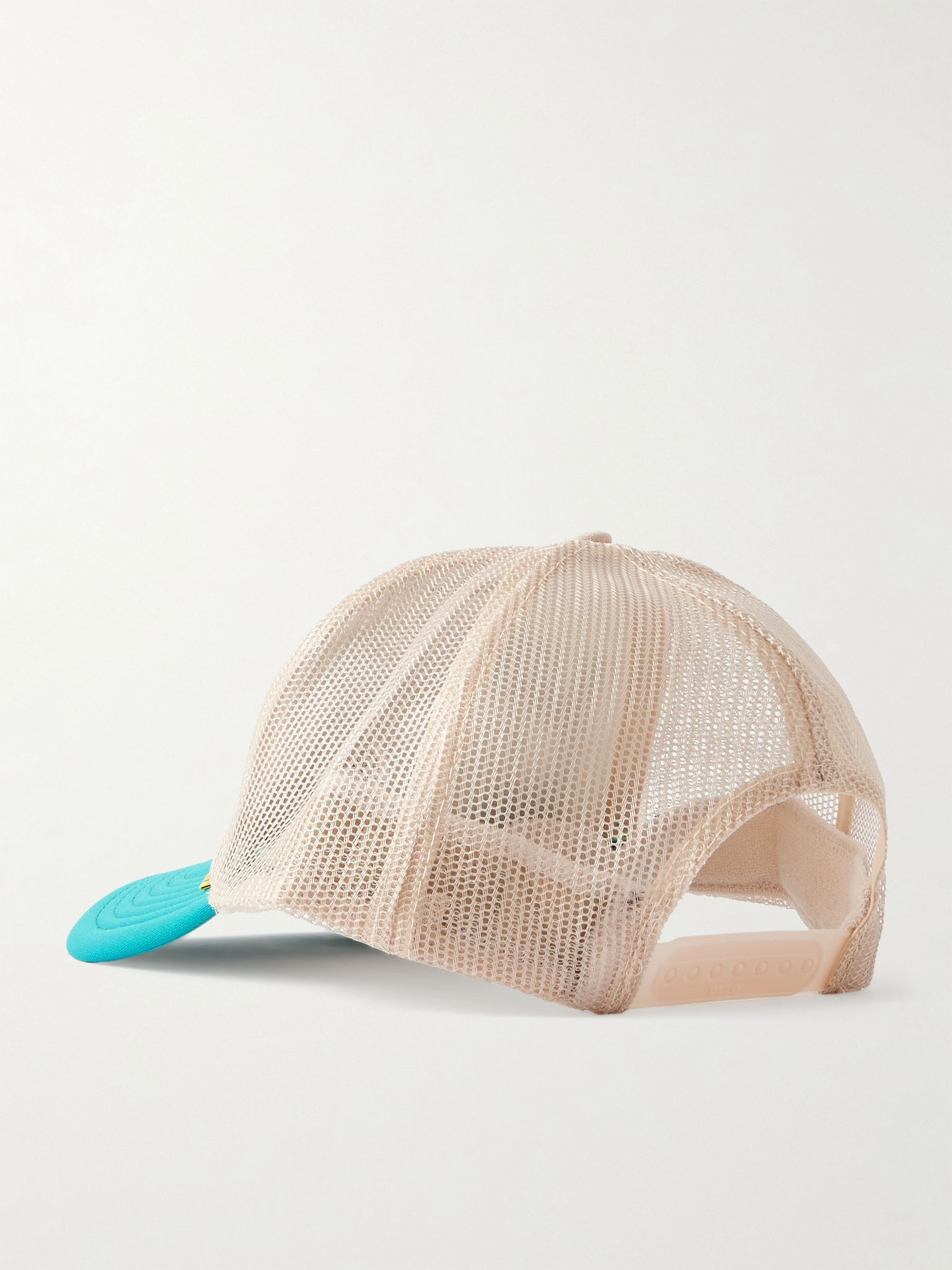 Life Kapriccio Mesh-Trimmed Printed Scuba Trucker Cap Blue - 3