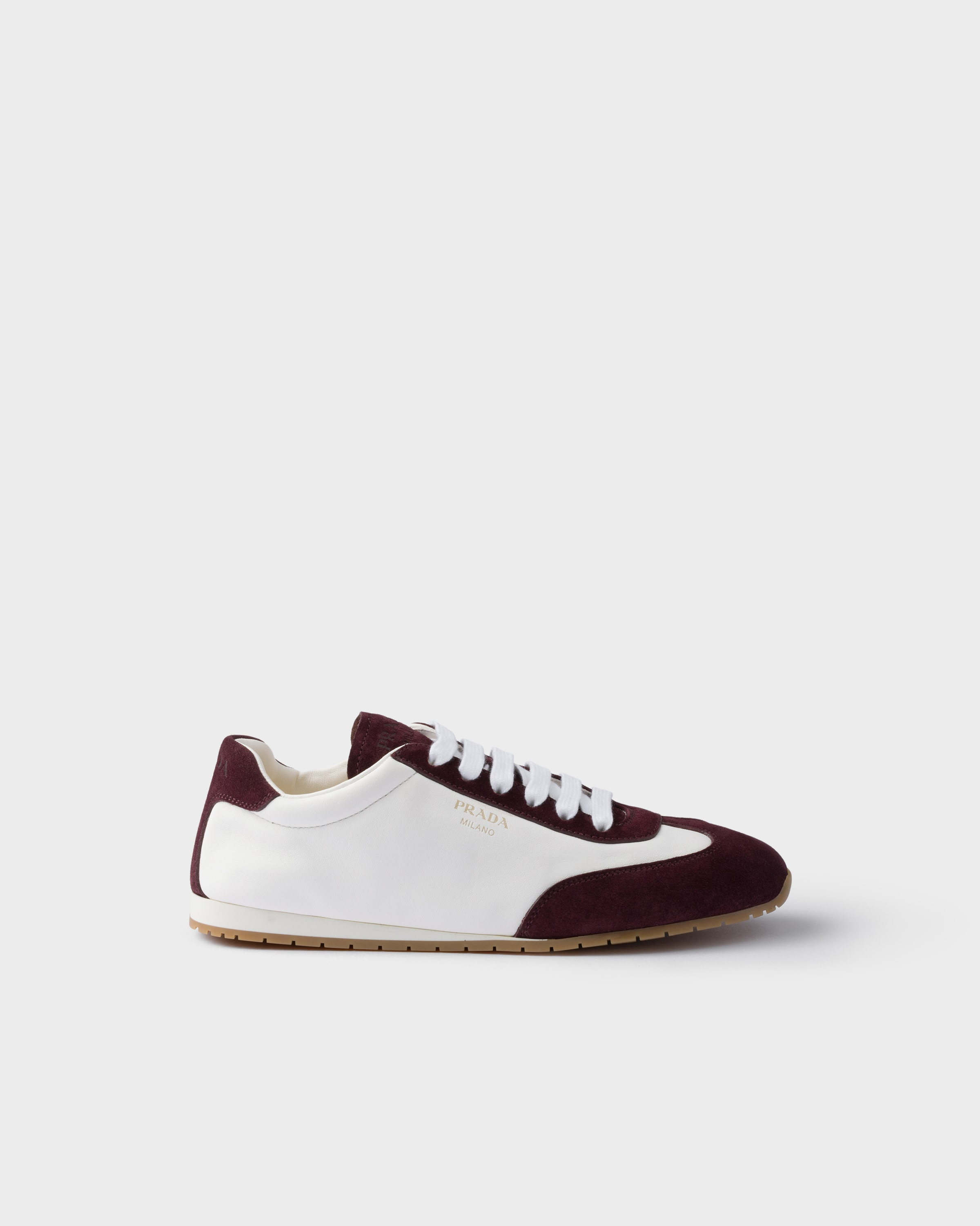 Nappa leather and suede sneakers - 2