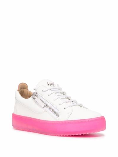 Giuseppe Zanotti zip-detail low-top trainers outlook