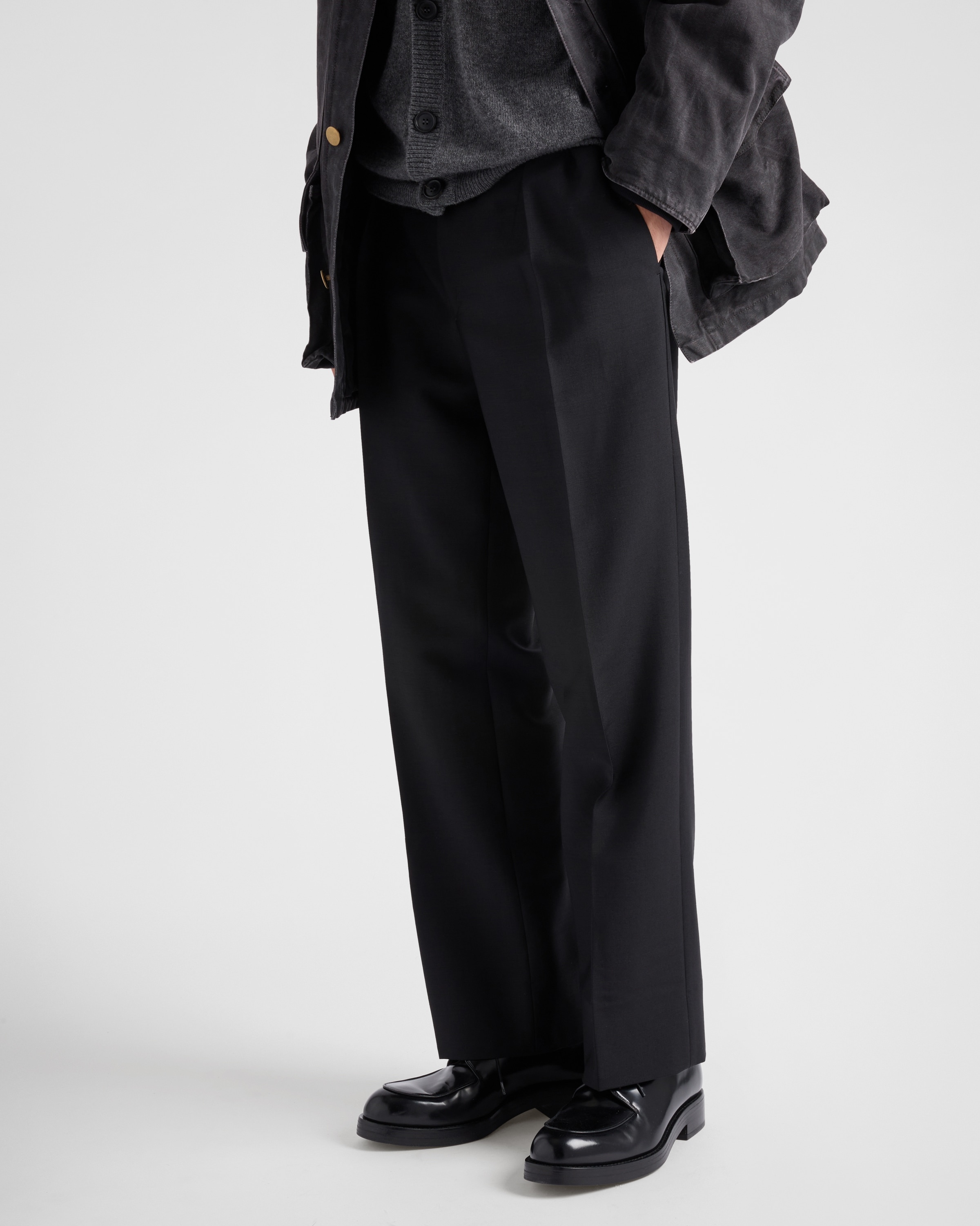Mohair wool trousers - 3