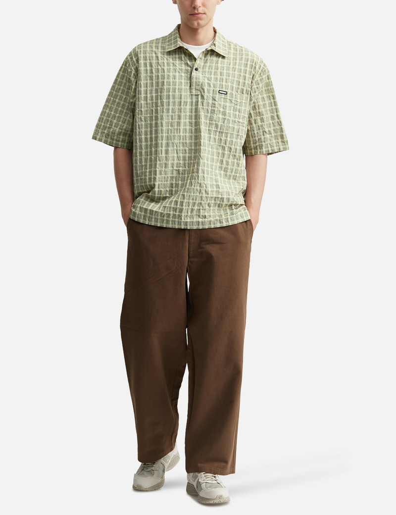 Metalwood Studio OVERSIZED SNAP TOP POLO outlook