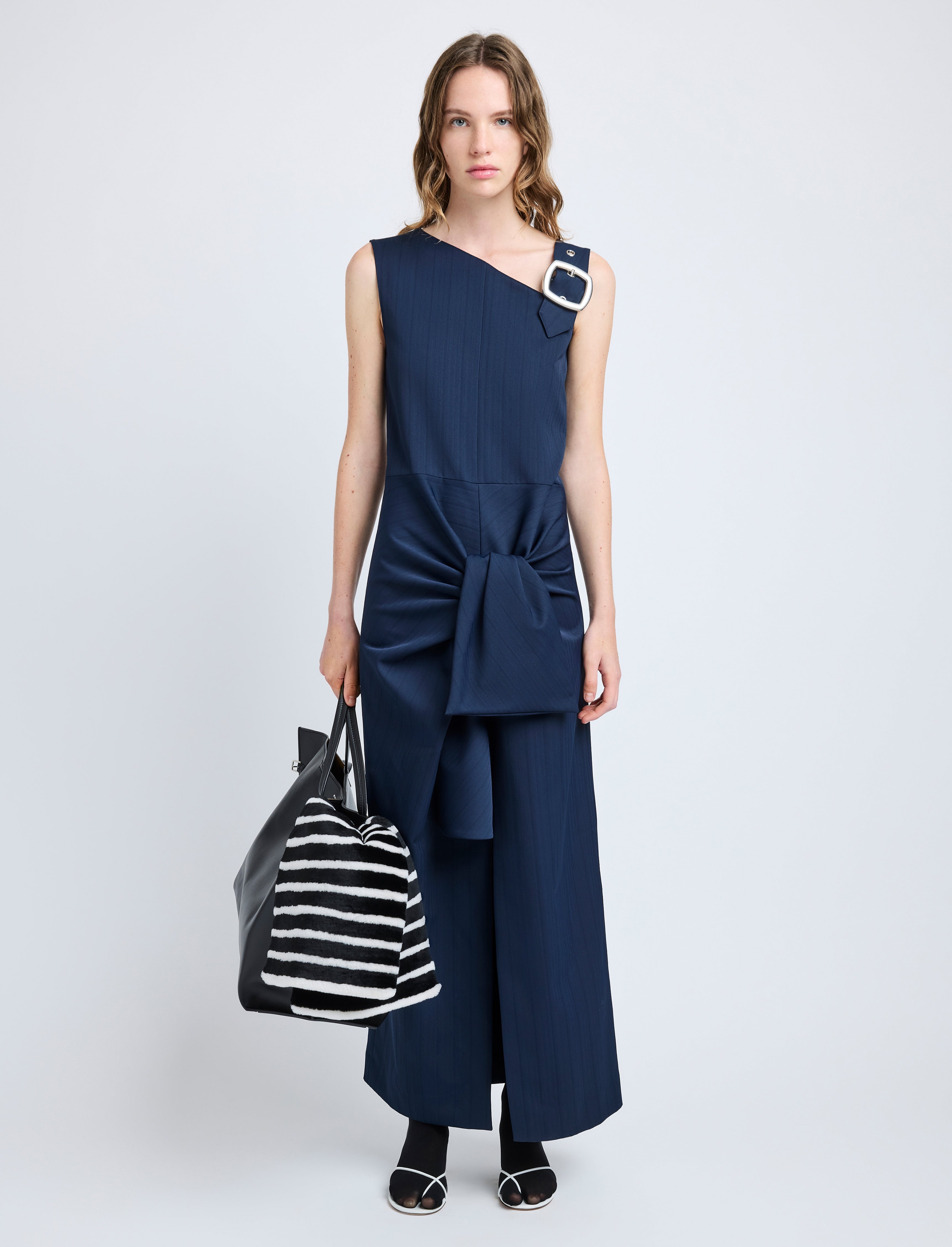 Jackie Dress in Technical Nylon Jacquard - 2