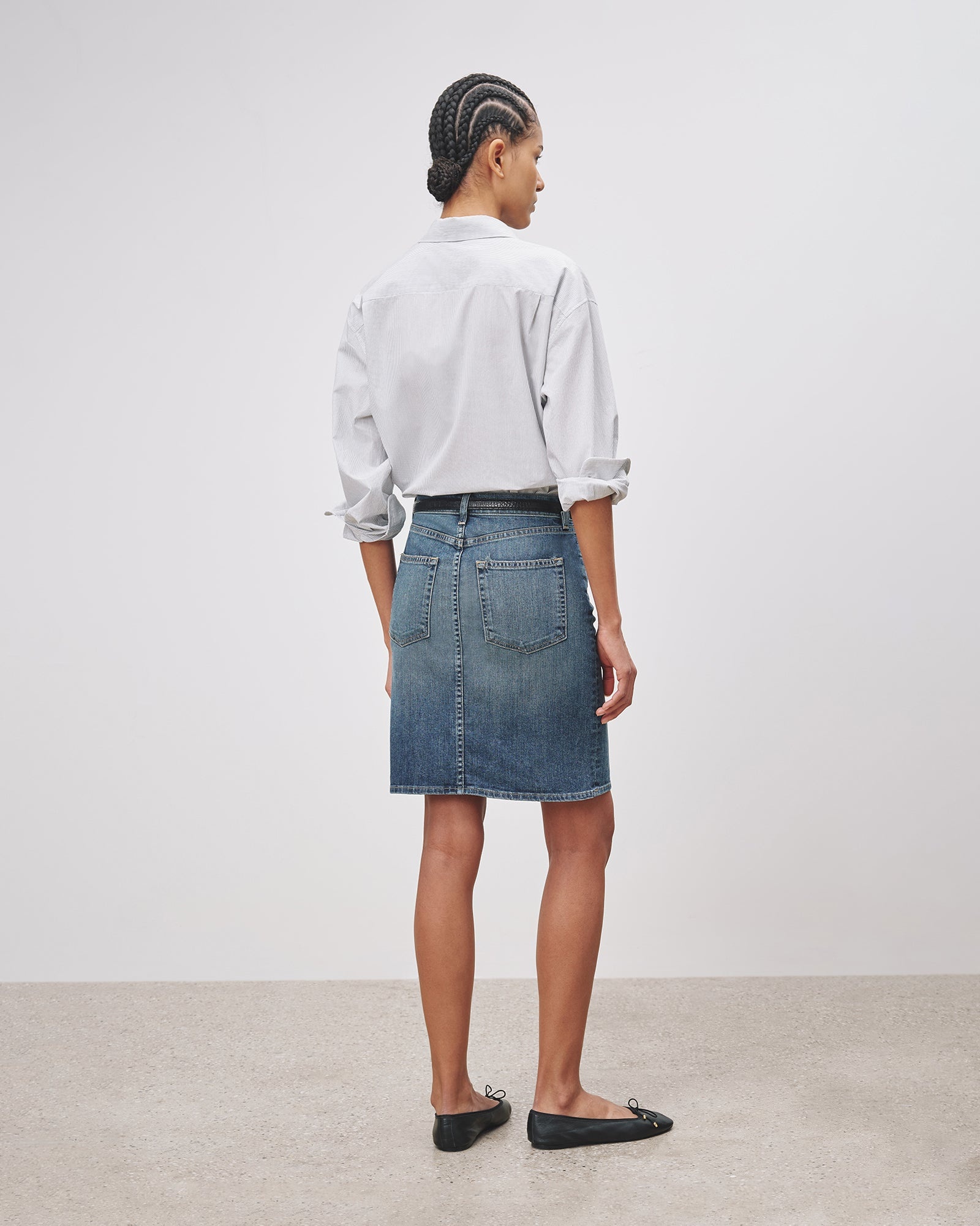 MICAH DENIM SKIRT - 3