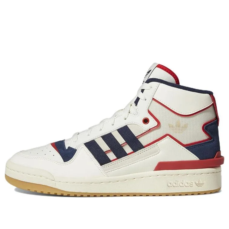 adidas Forum Exhibit Mid 'Inside Out - White Navy Scarlet' HQ1482 - 1