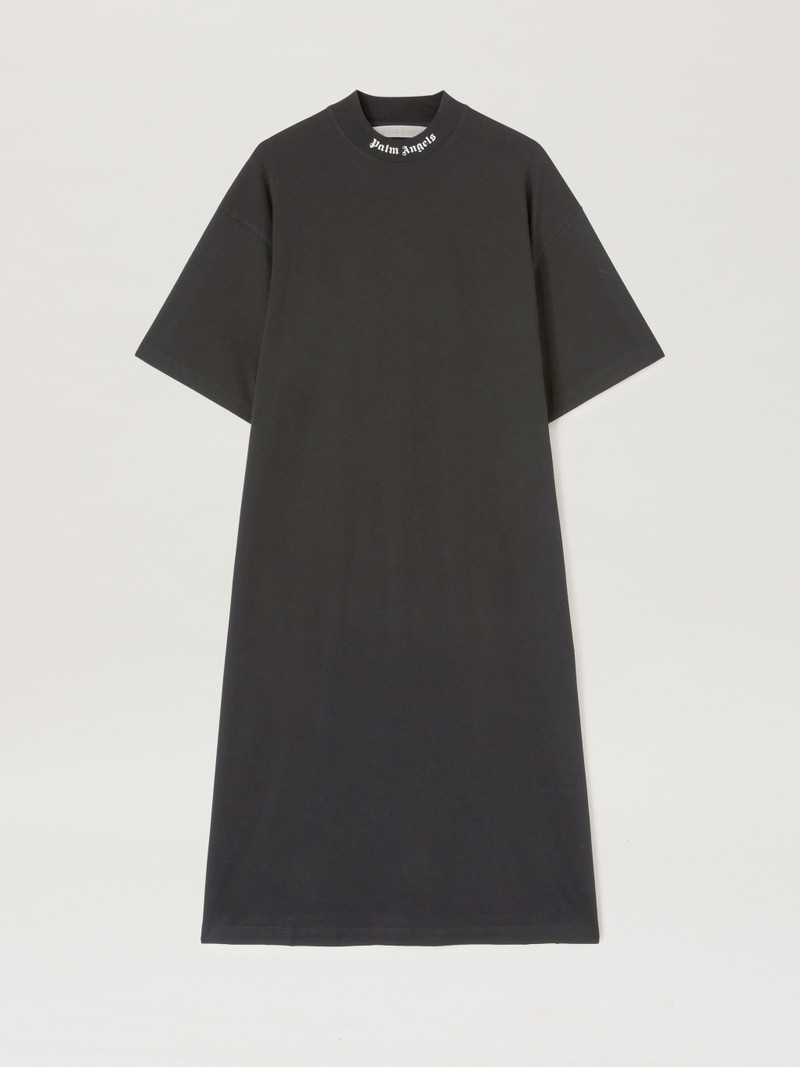 logo-print T-shirt dress 1