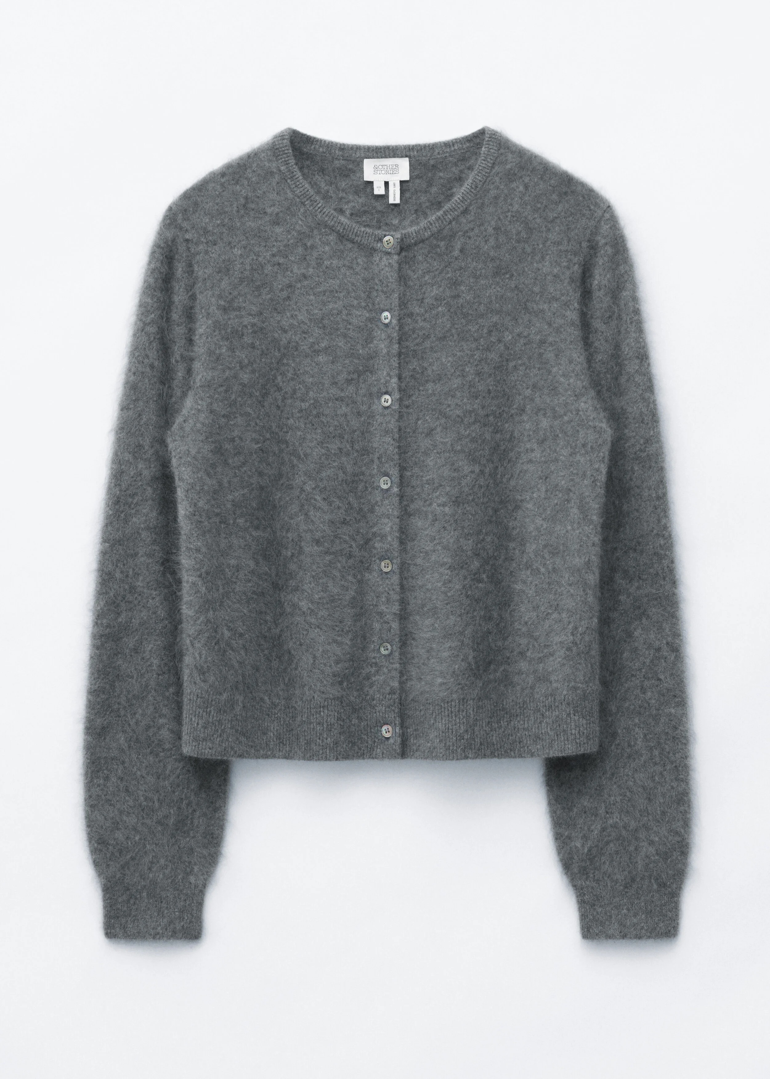 Brushed Cashmere Cardigan - 1