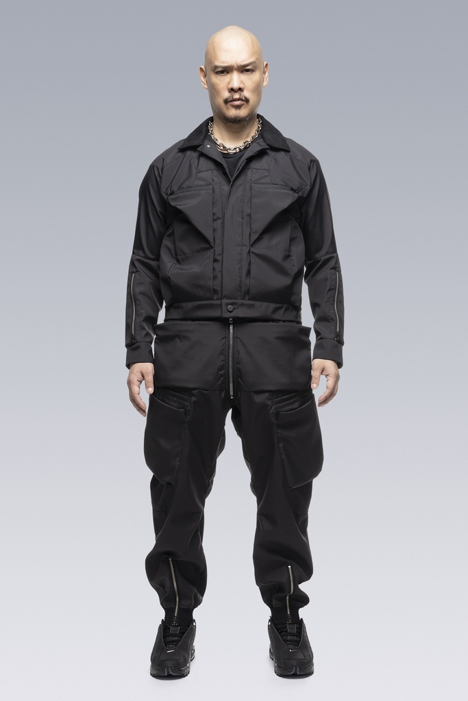 J86-GTB Composite Nylon Work Jacket Black - 11