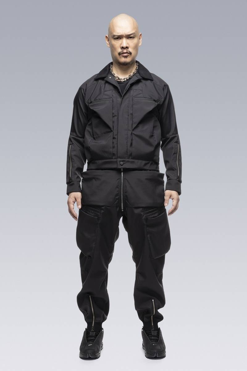 ACRONYM J86-GTB Composite Nylon Work Jacket Black - J86-GTB_SS23