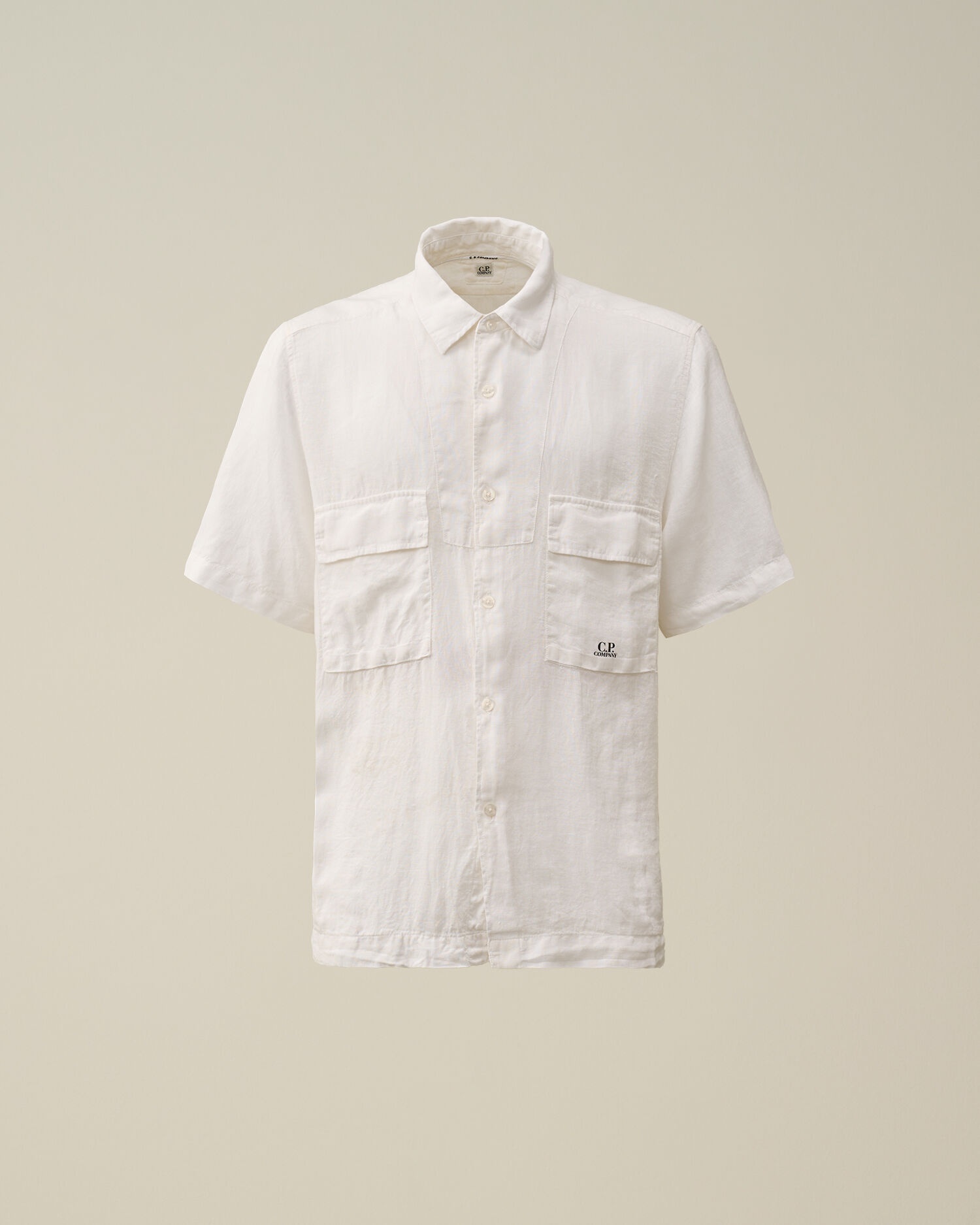 Linen Short Sleeved Shirt - 1