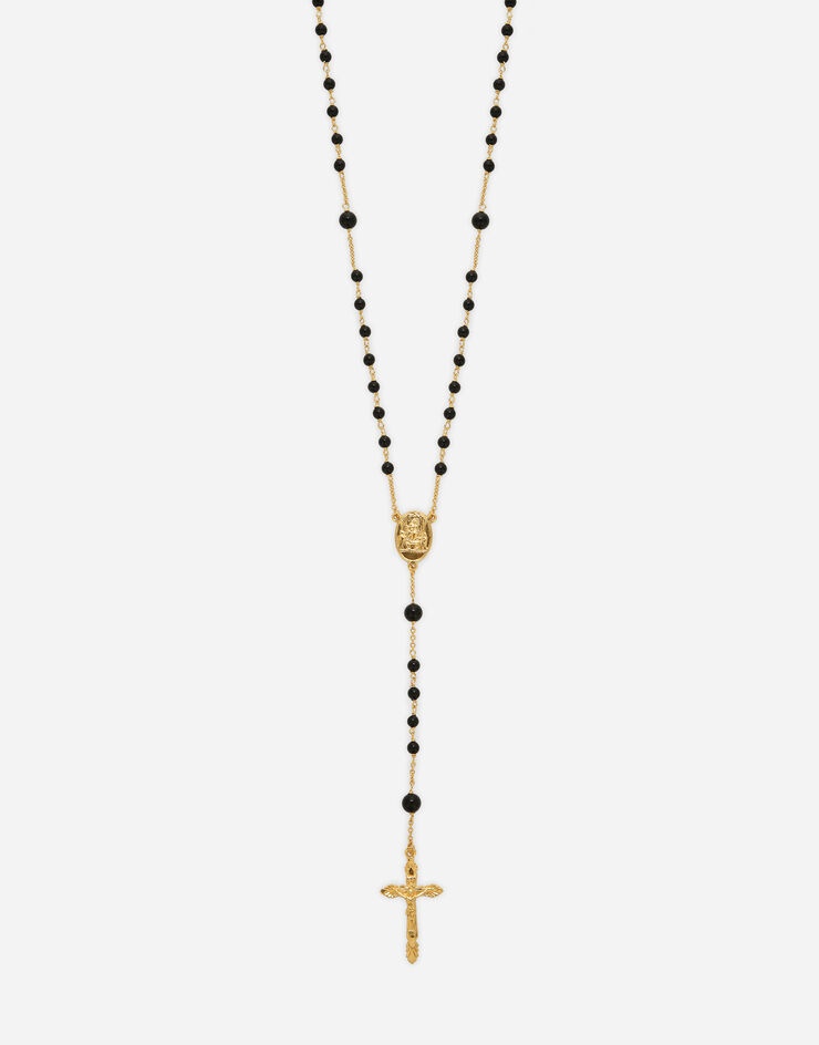 Rosary necklace with natural gemstones - 2