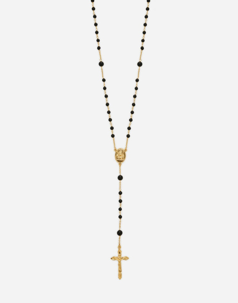 Dolce & Gabbana Rosary necklace with natural gemstones outlook