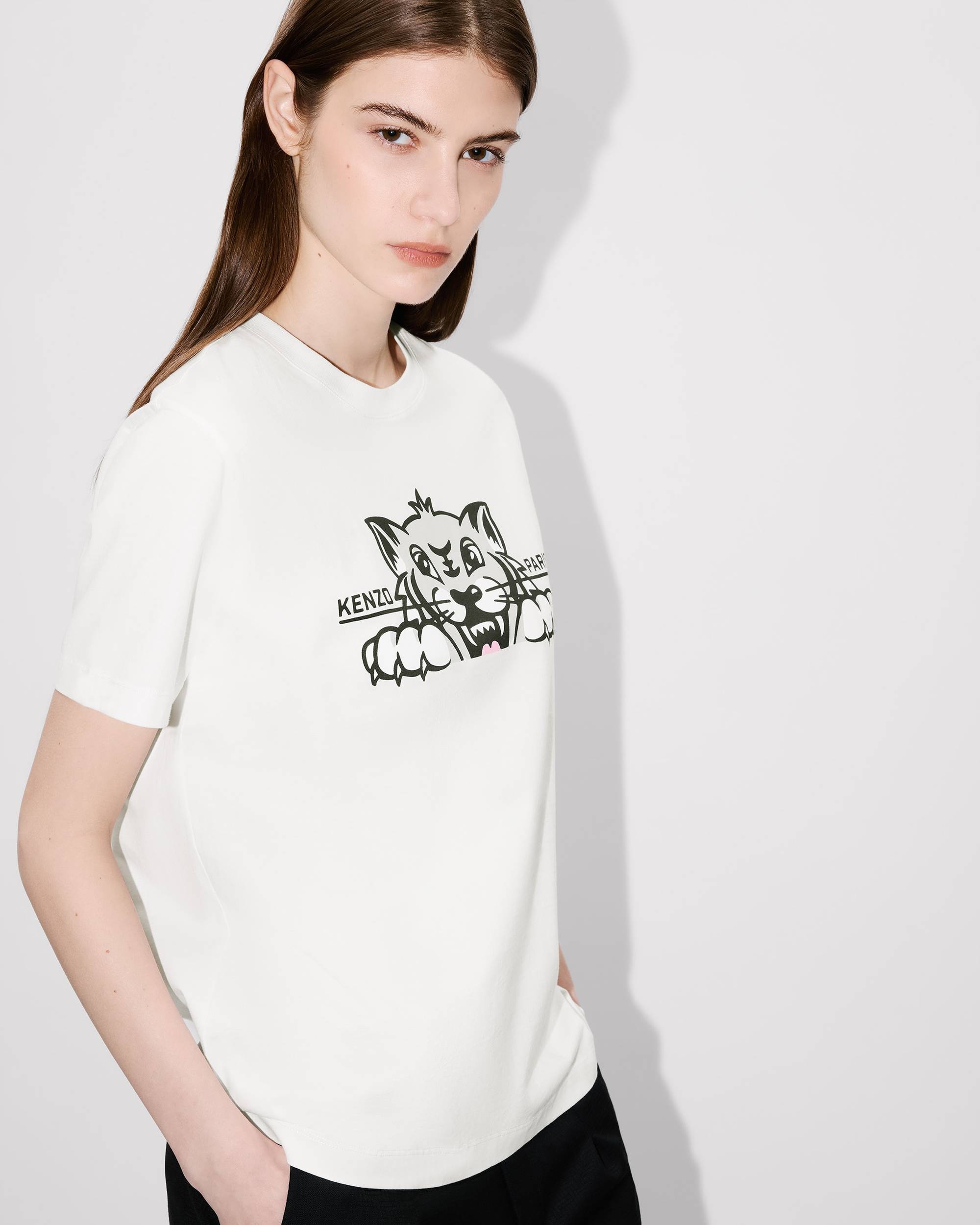 'KENZO Happy Tiger' loose T-shirt in cotton - 8