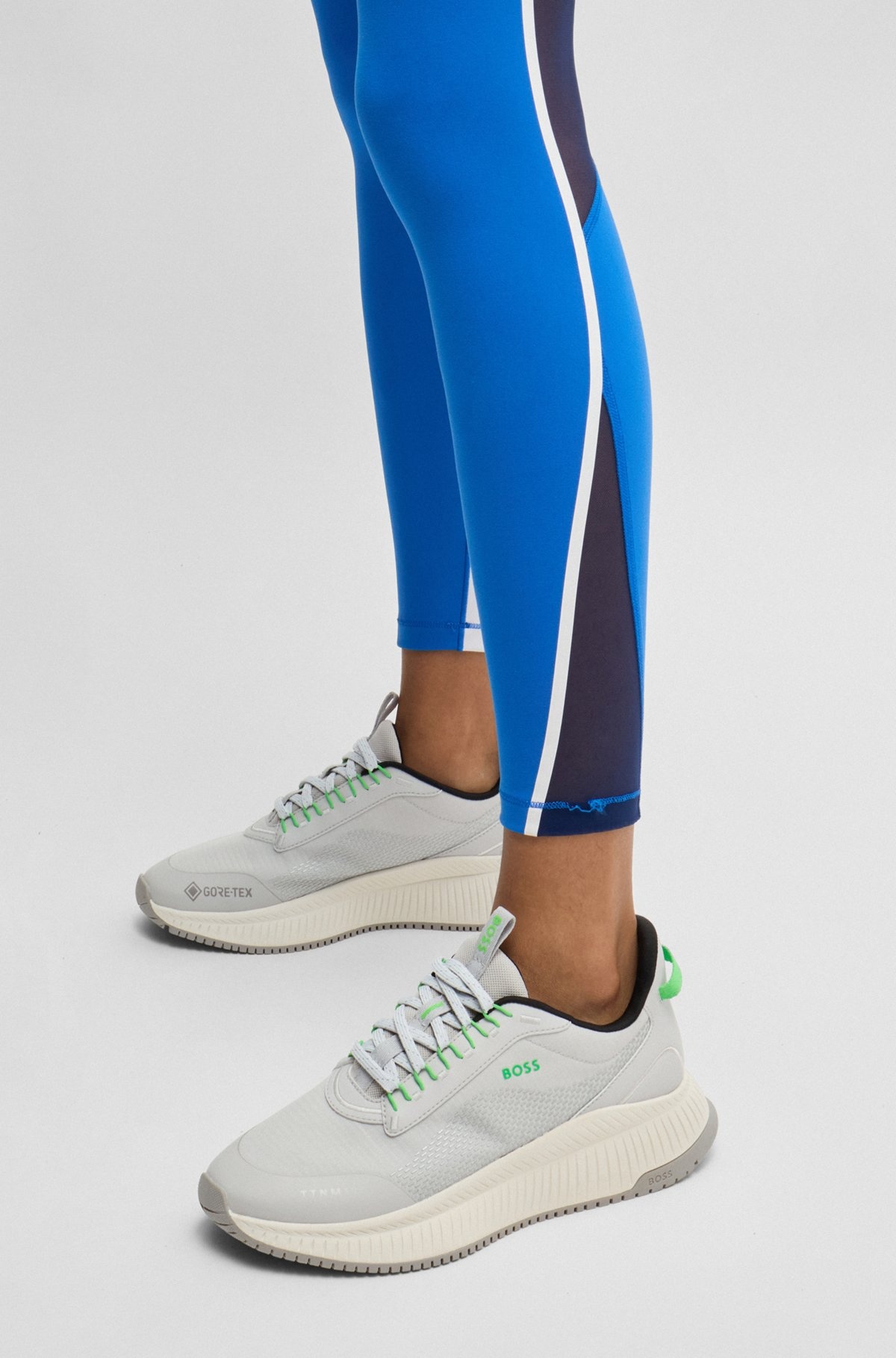 TTNM EVO MIXED-MATERIAL GORE-TEX TRAINERS WITH RIDGED SOLE - 4