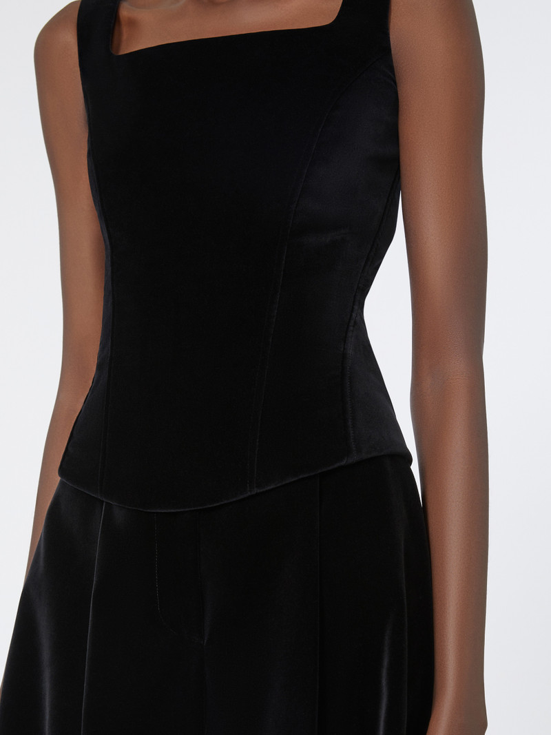 BADEN1234 Velvet bustier top 6