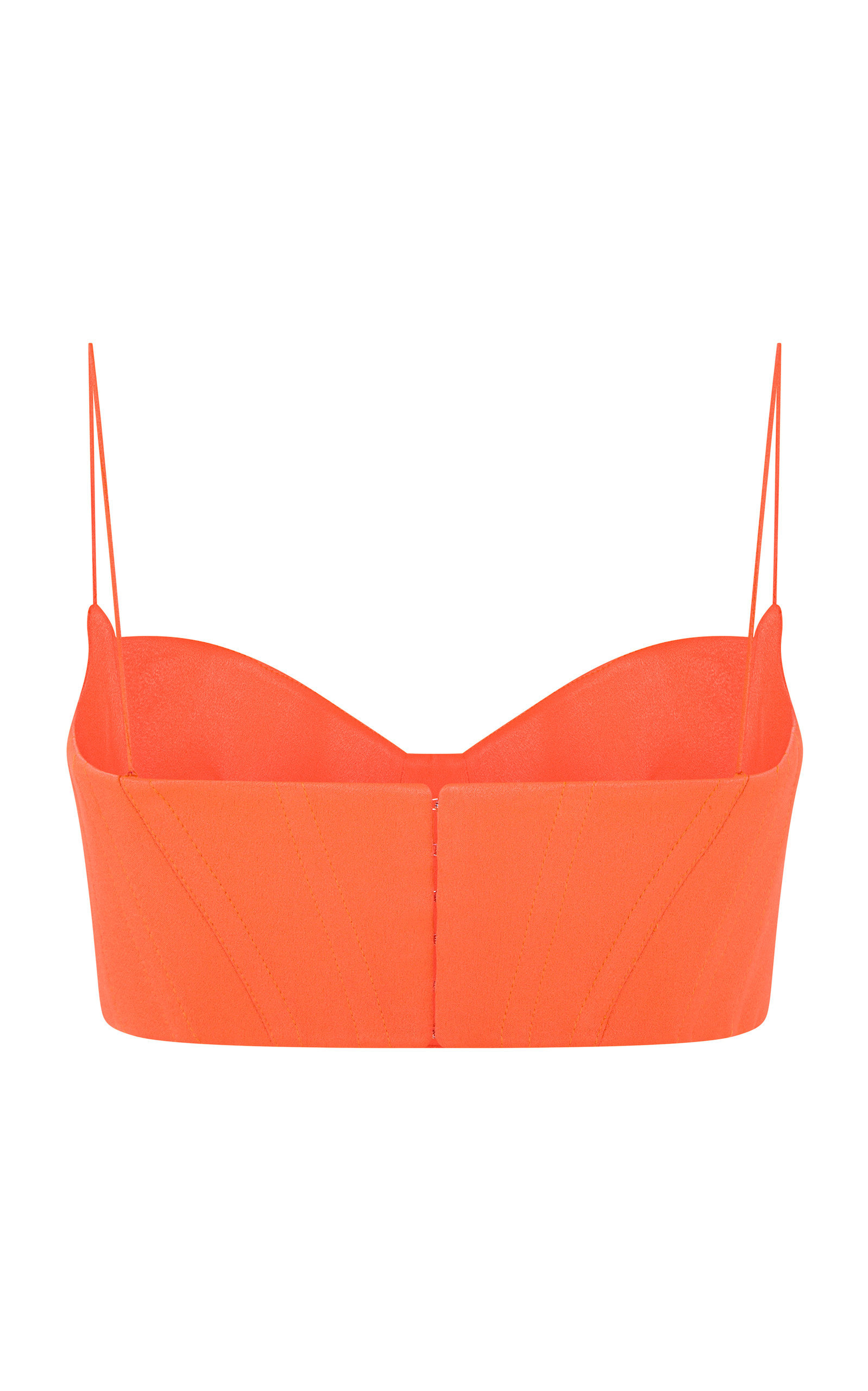 HART satin bustier top orange - 2