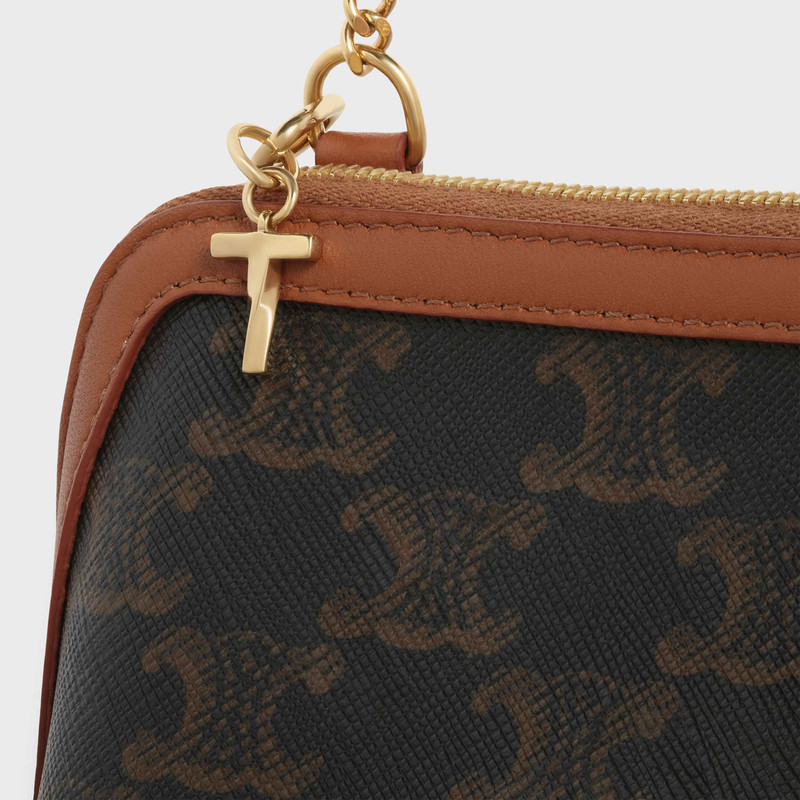 CELINE T CHARM in Brass outlook
