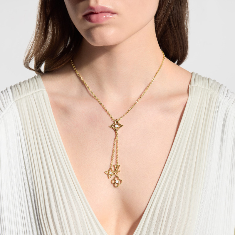 LV Pearly Flower Necklace 4