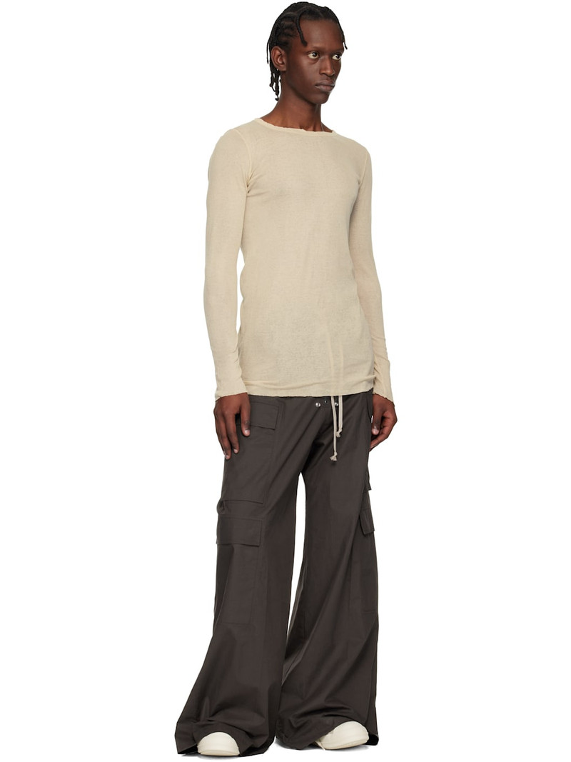 Rick Owens Beige Temple Sneakers outlook