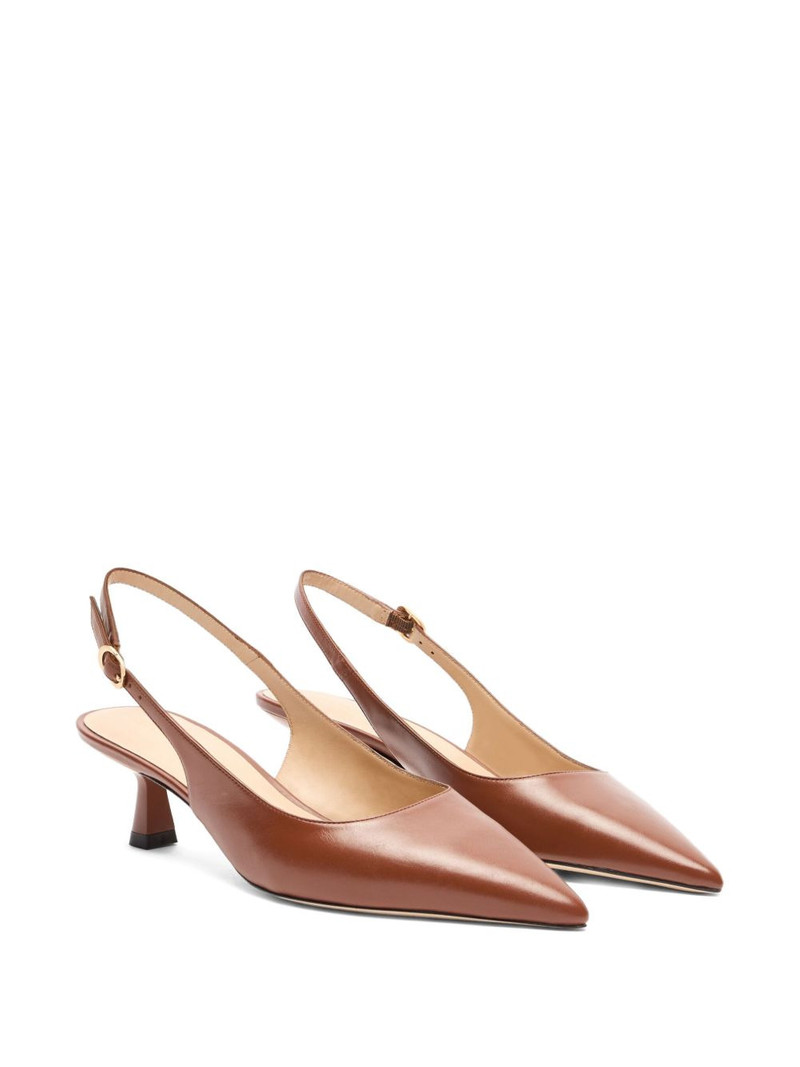Stuart Weitzman 35mm Sculpt slingback pointed-toe pumps outlook