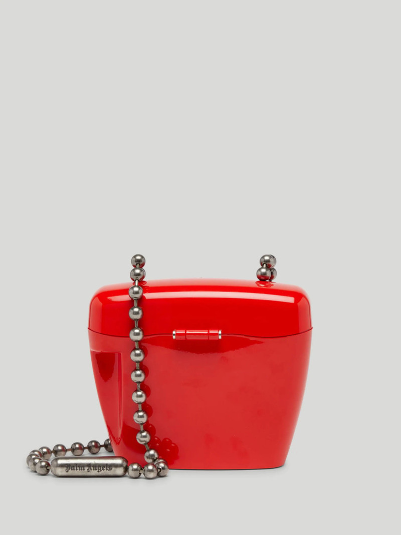 MINI RED PADLOCK BAG 6