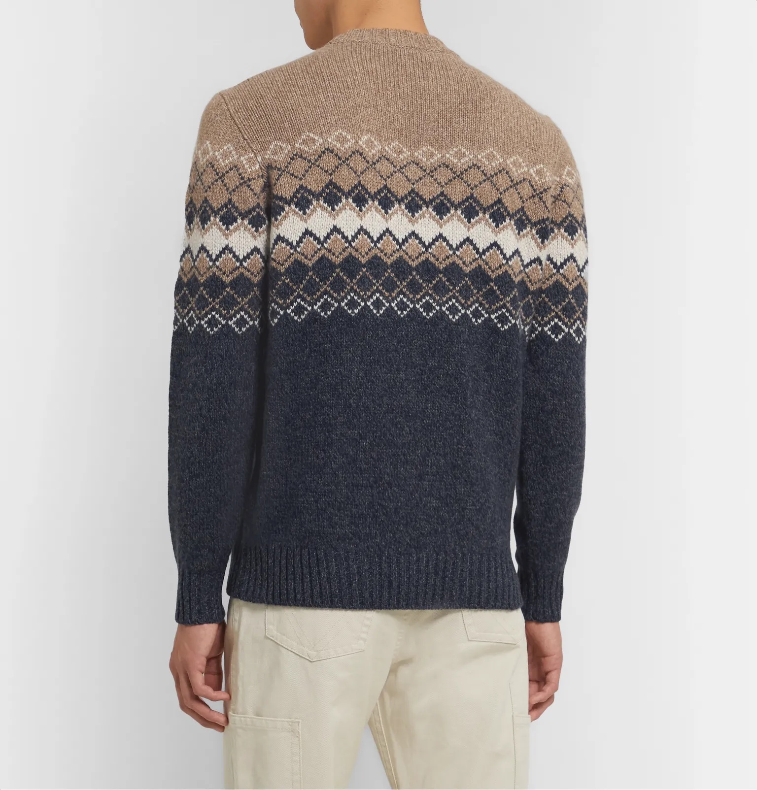 Fair Isle Baby Cashmere Sweater - 5