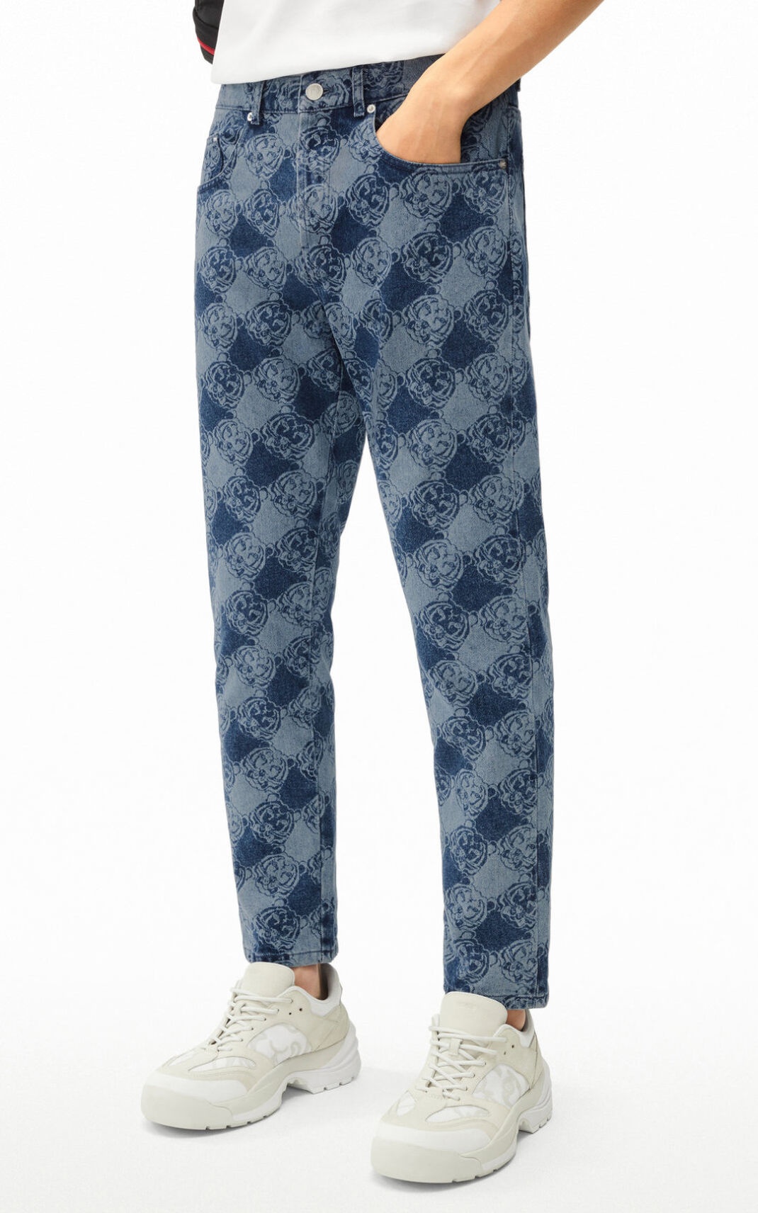 K-Tiger monogram jeans - 4